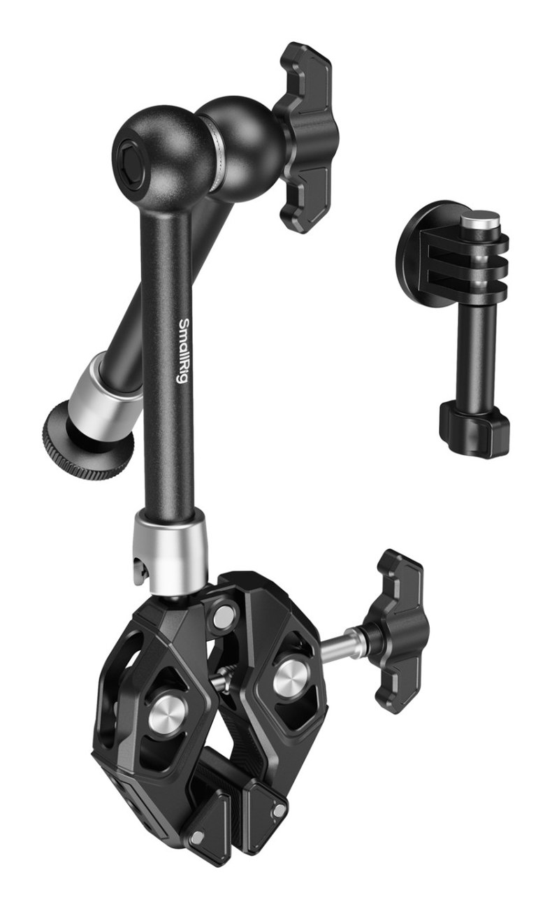 Crab-Shaped Clamp with Magic Arm
