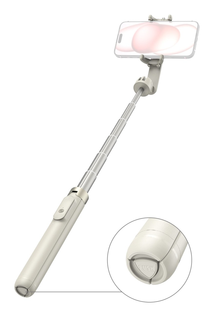 Portable Selfie Stick Tripod ST-25 White
