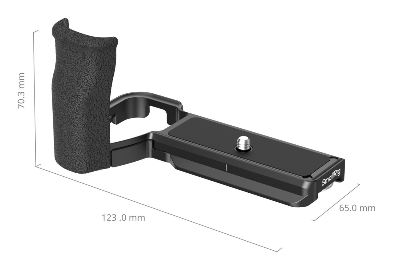L-Shape Mount Plate with Silicone Handle for Sony Alpha 6700