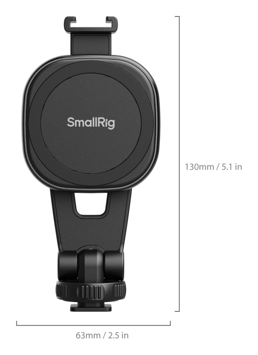 AC-10 Attachable Phone Clamp with Cold Shoe Mount