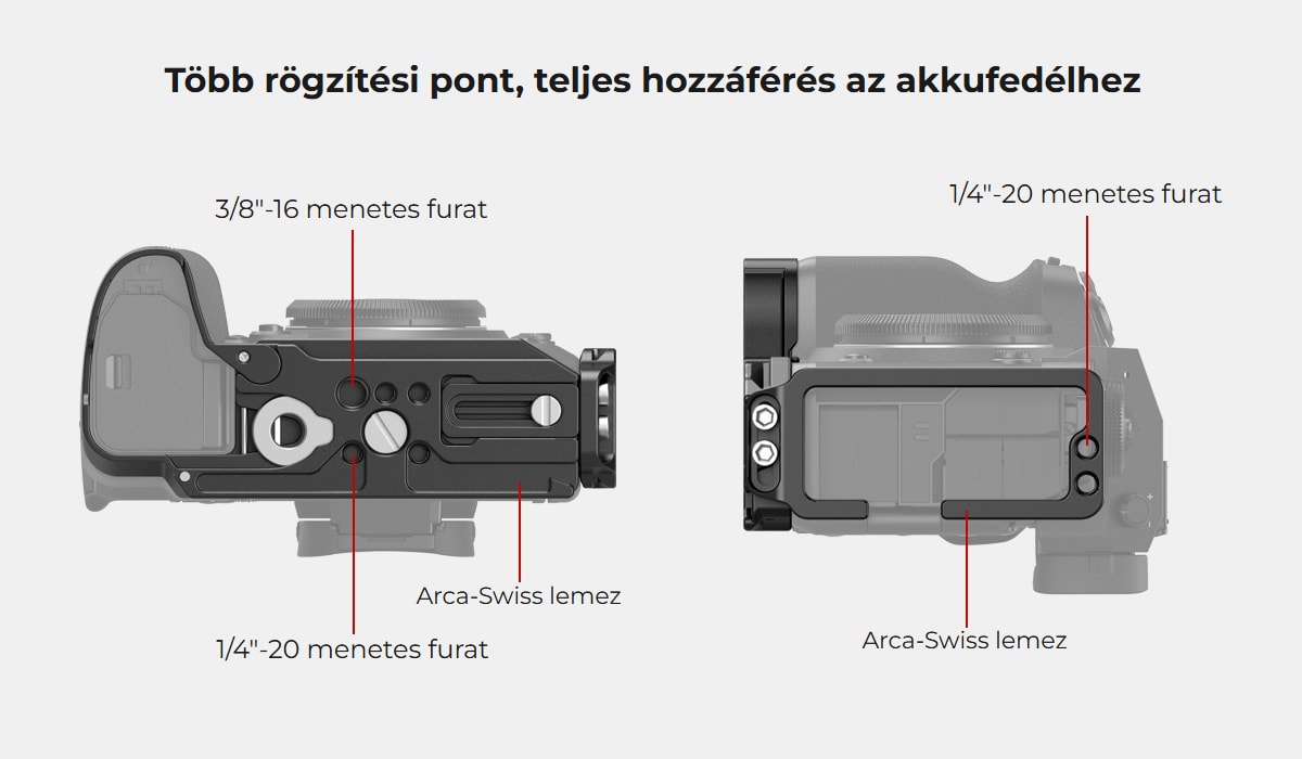 SmallRig L Bracket pro FUJIFILM X-H2 / X-H2S 3928B