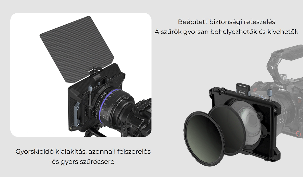 SmallRig Multifunctional Modular Matte Box 95mm VND Kit 3645