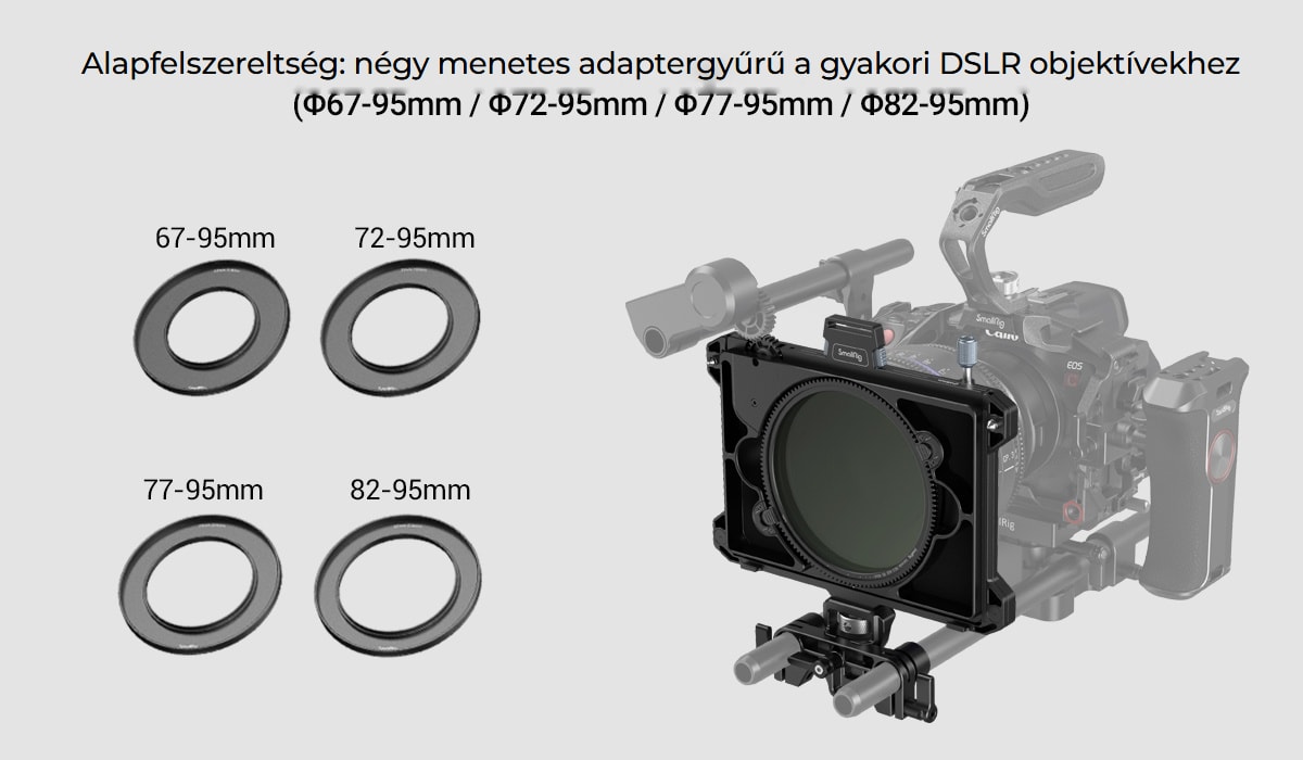 SmallRig Multifunctional Modular Matte Box 95mm VND Kit 3645