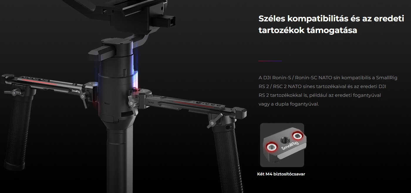 SmallRig NATO Rail for DJI Ronin S / SC 3032