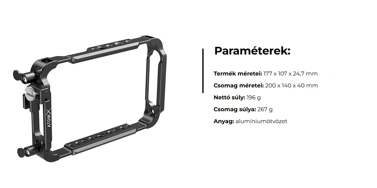 SmallRig Cage for Atomos Ninja V and V+ 2209