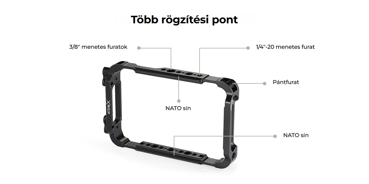 SmallRig Cage for Atomos Ninja V and V+ 2209