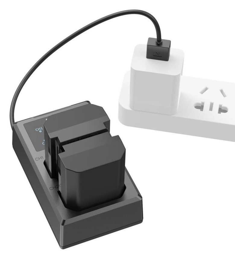 SmallRig NP-FZ100 Camera Battery and Charger Kit 3824B – USB-adapterről vagy autós töltőről