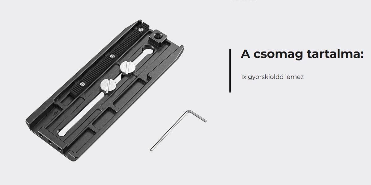 SmallRig Quick Release Plate pro DJI RS 2 / RSC 2 / Ronin-S 3158B