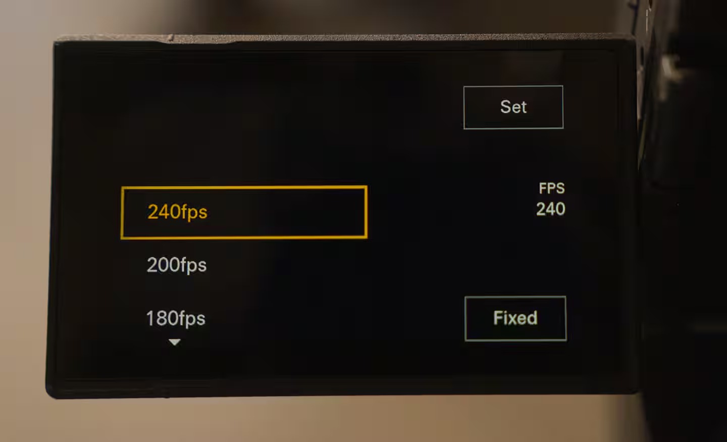 Nagy képkockasebességű felvétel a Sony FX5-tel