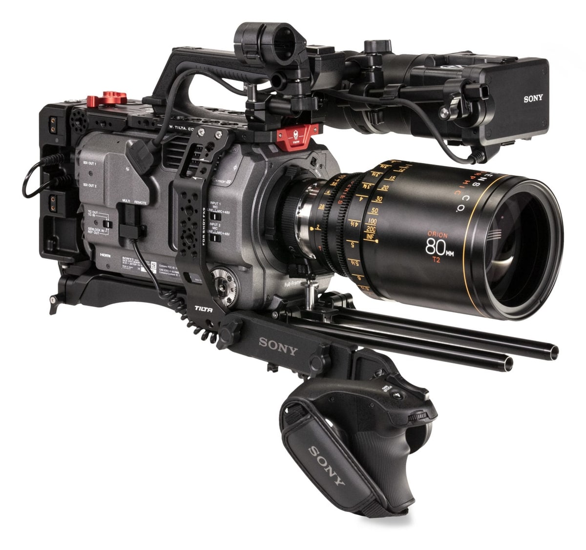 Tilta ES-T18 kamerakalitka a Sony PXW-FX9 géphez, Basic kivitel — akkumulátorlemez nélkül