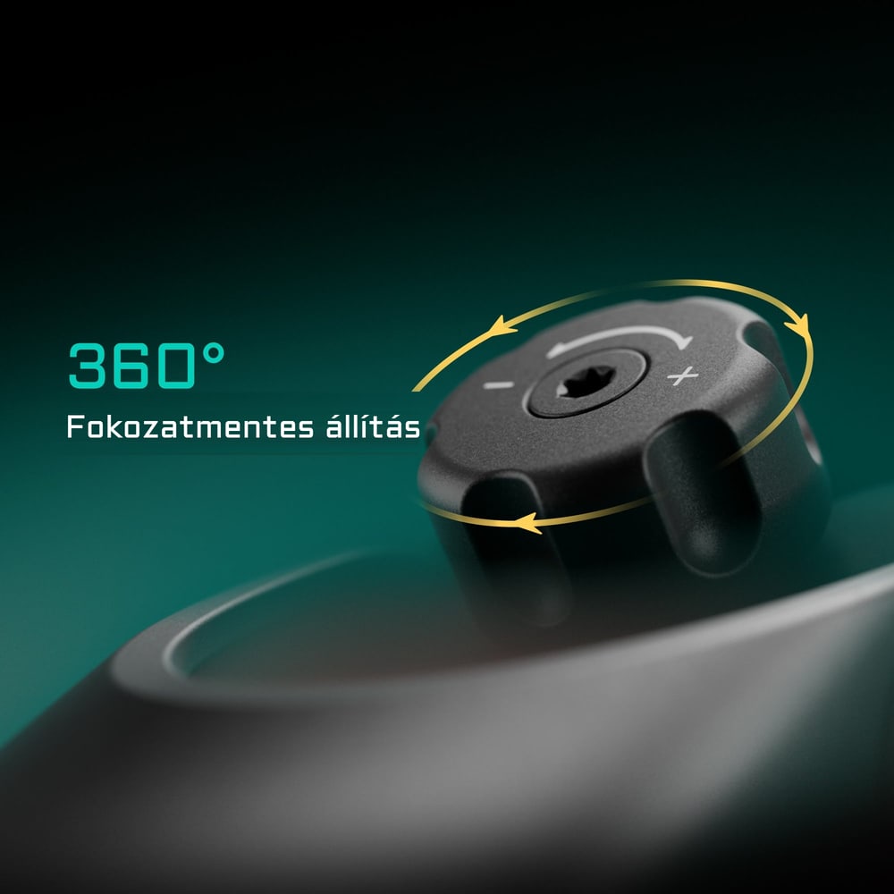 Fokozatmentes, 360°-os állítás