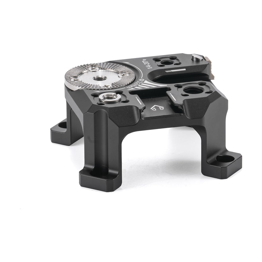 32 mm-es ARRI rozetta és 1/4″-20 menetek