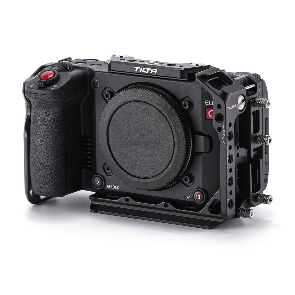 A Tilta Canon C50 sorozat: ketrec, Base Kit, Power Kit és Pro Kit