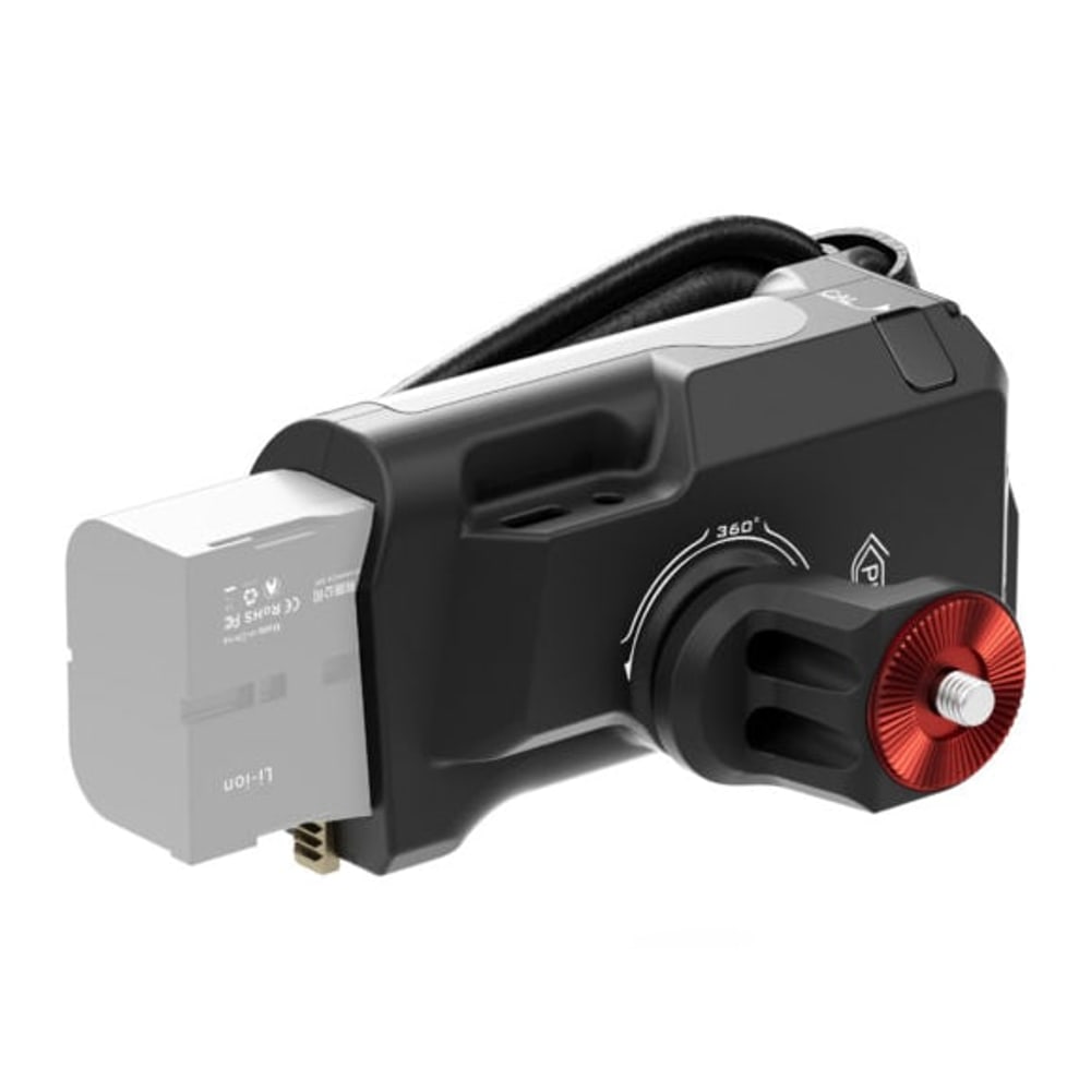 A Sony F570 akkumulátor táplálja az egész összeállítást