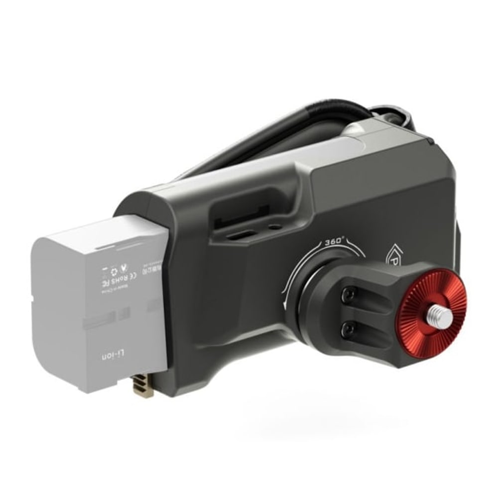 A Sony F570 akkumulátor táplálja az egész összeállítást