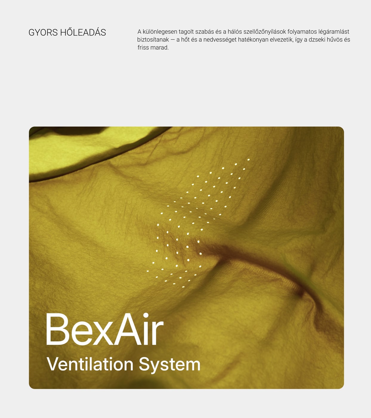 BexAir szellőzőrendszer