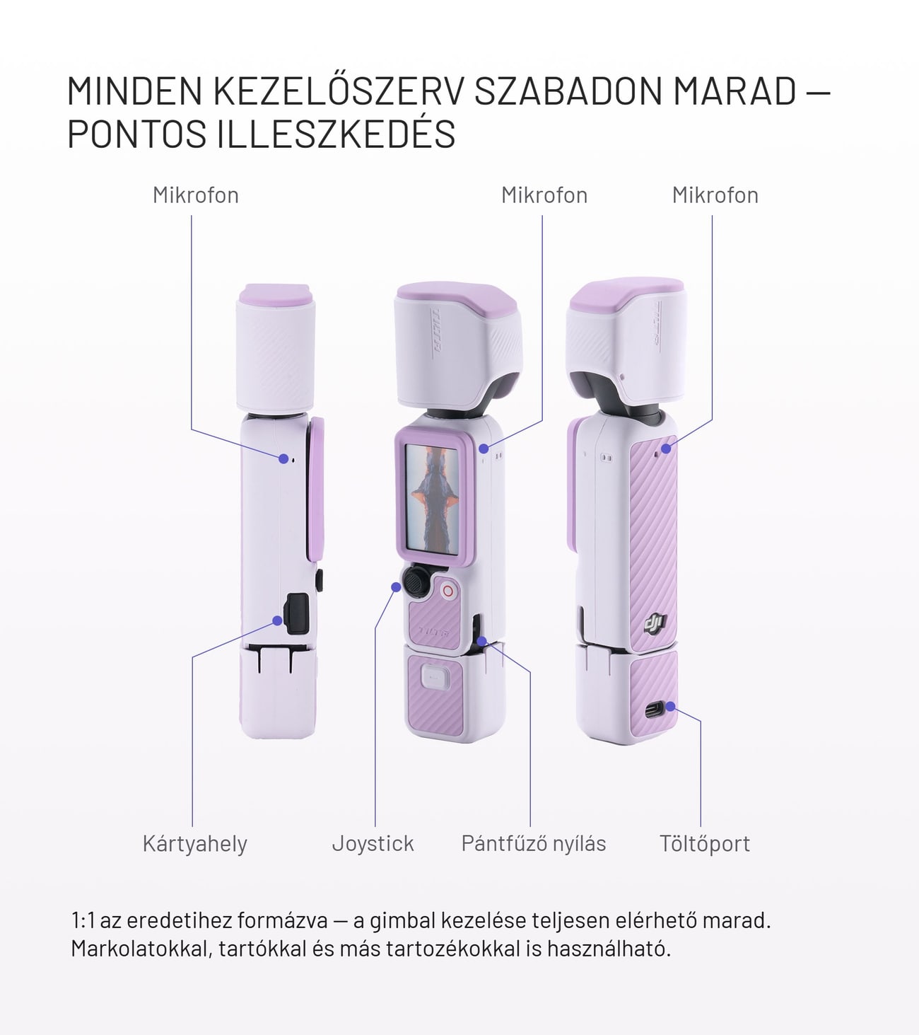 Minden darab a saját helyére formázva
