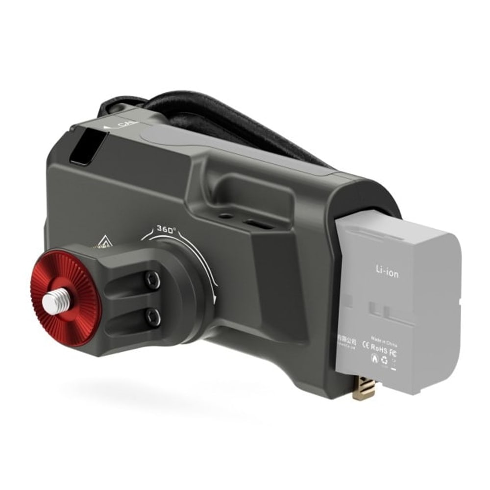 A Sony F570 akkumulátor táplálja az egész összeállítást