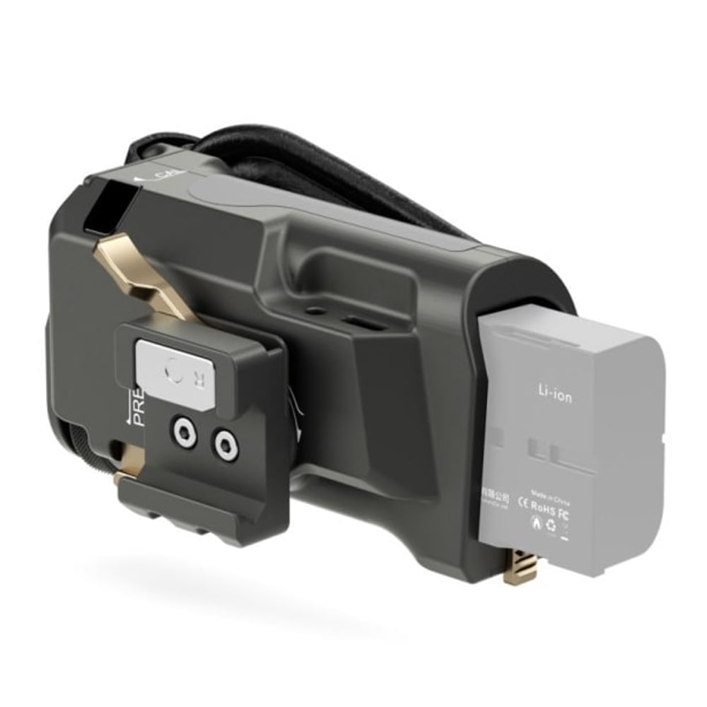 A Sony F570 akkumulátor táplálja az egész összeállítást