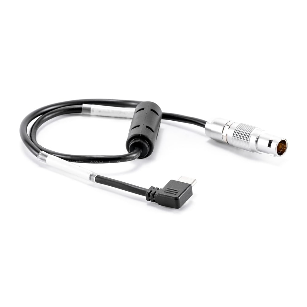 USB-C a markolaton, ARRI kamerák 7 tűs EXT portja a kamerán