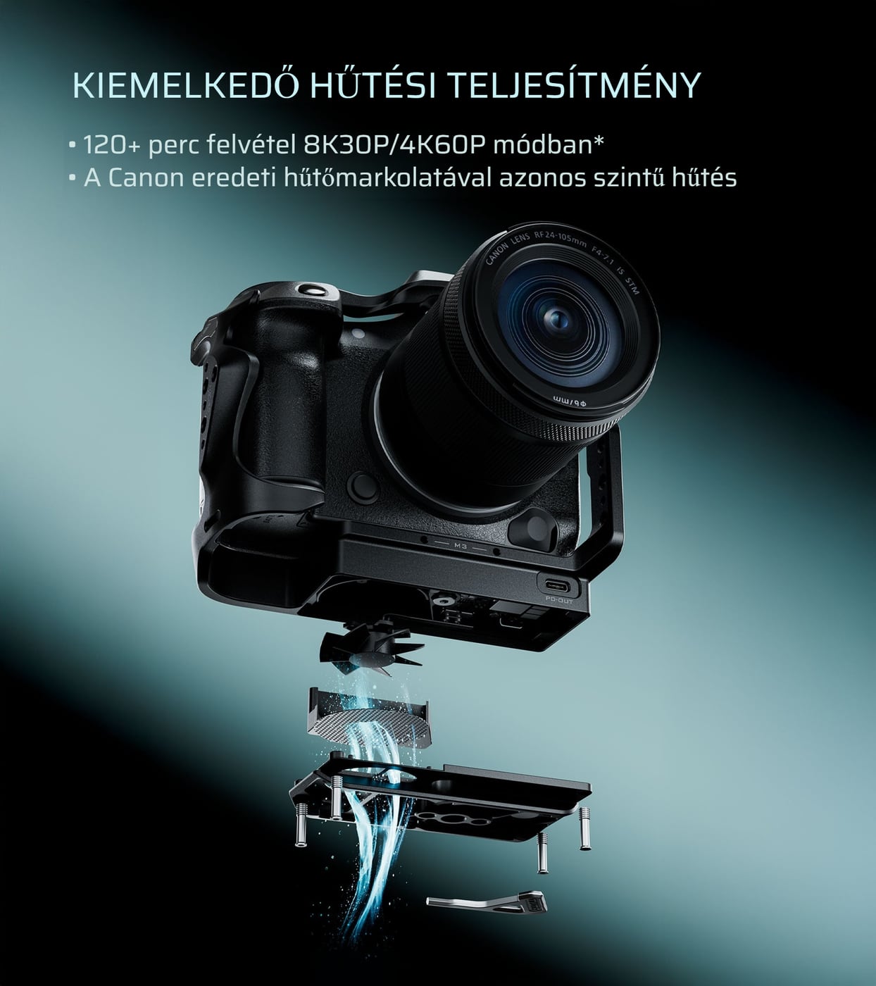 Hűtés, amely meghosszabbítja a felvételt