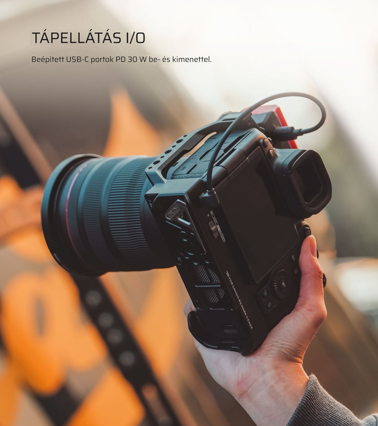 Tápellátás egyetlen USB-C kábelen