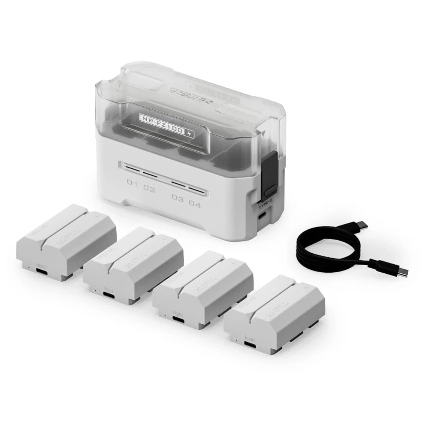 Tilta NP-FZ100 akkumulátorok saját USB-C bemenettel