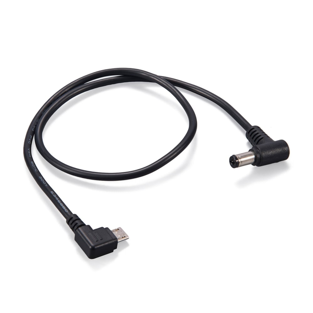 Micro USB – hajlított DC 5,5/2,1 mm