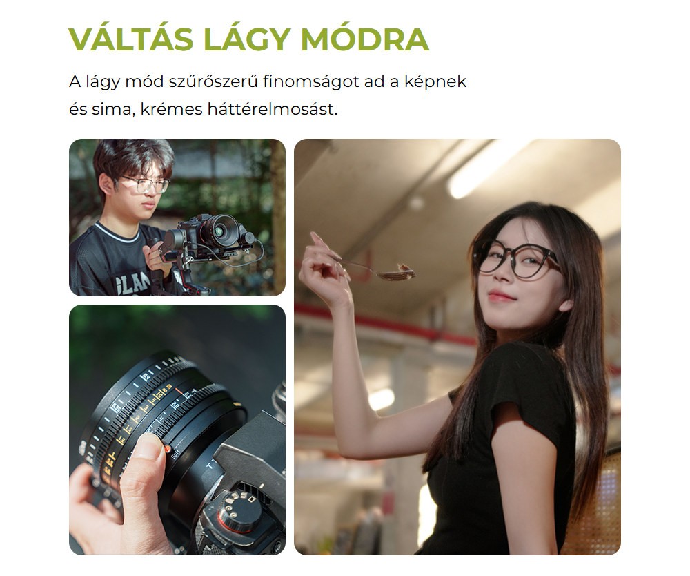 TTArtisan Cine 35mm T2.1 – Soft mód – lágy elmosódás