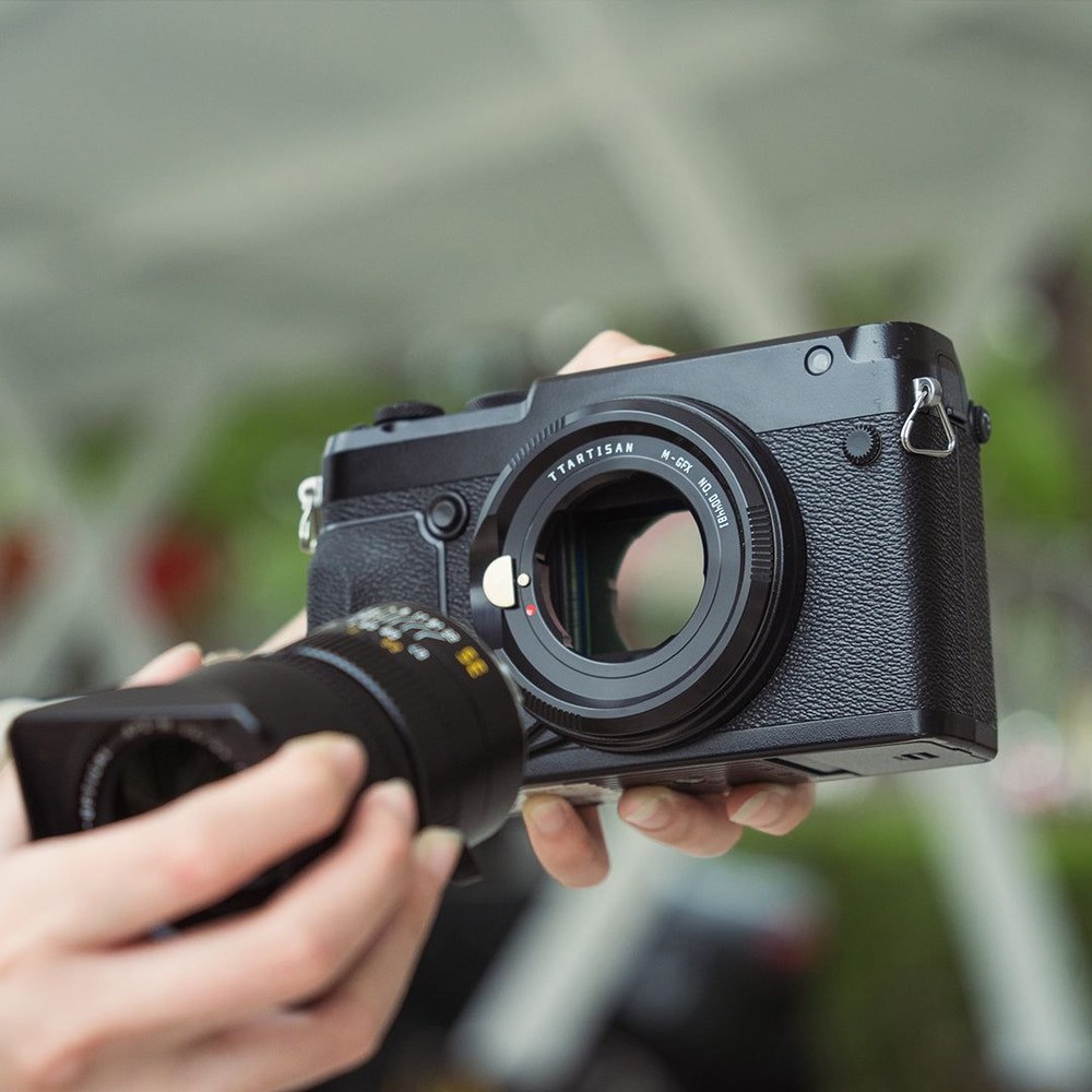 TTArtisan C06B Leica M – Fujifilm GFX – Leica M objektív felszerelése