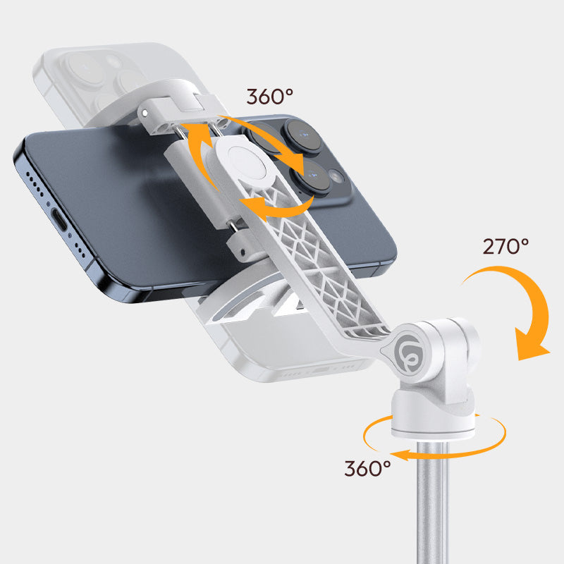 Ulanzi TT88 černá – Otočení o 360° a naklonění o 270°