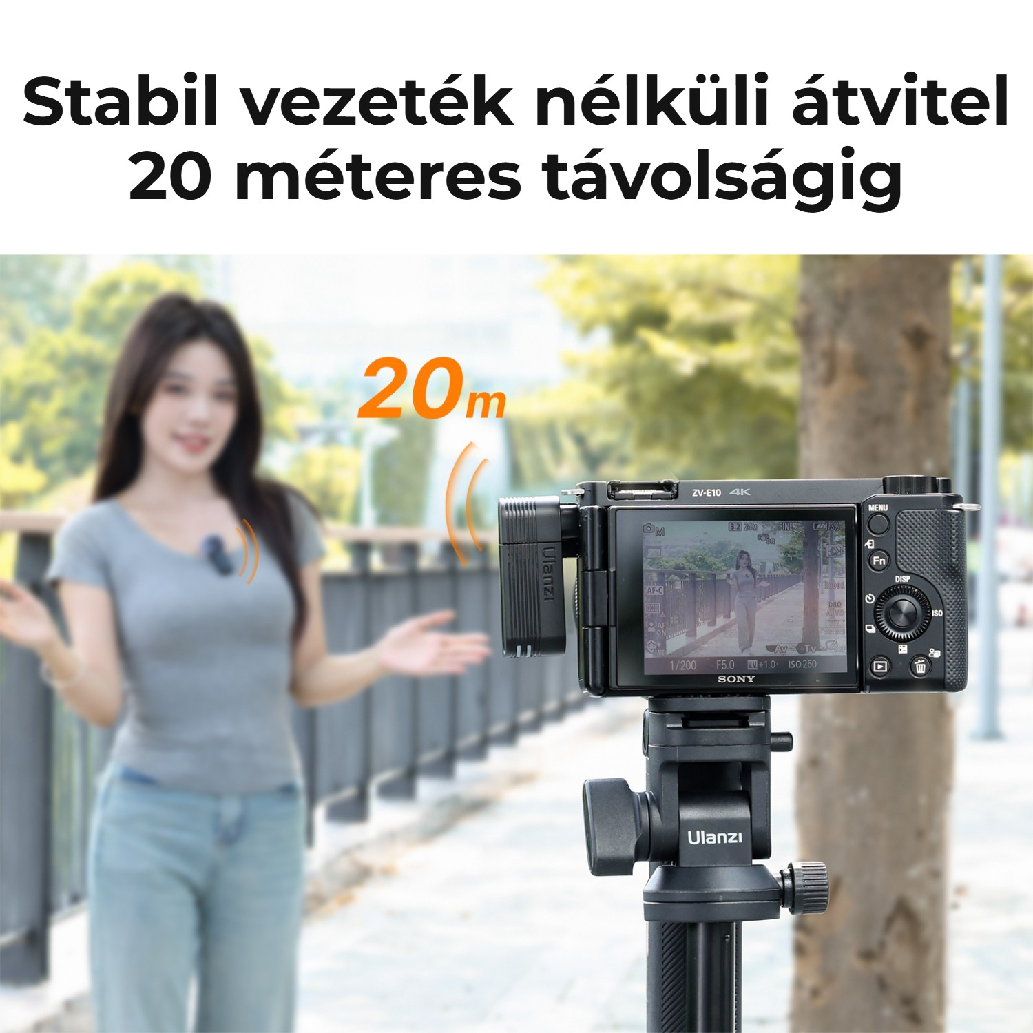 Ulanzi A100 – Stabilní přenos až 20 metrů