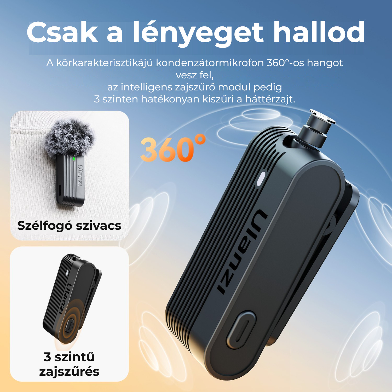 Ulanzi A100 – Slyšíte jen to podstatné