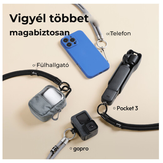 Ulanzi AS01 Action Lanyard – Telefon, sluchátka i kamery