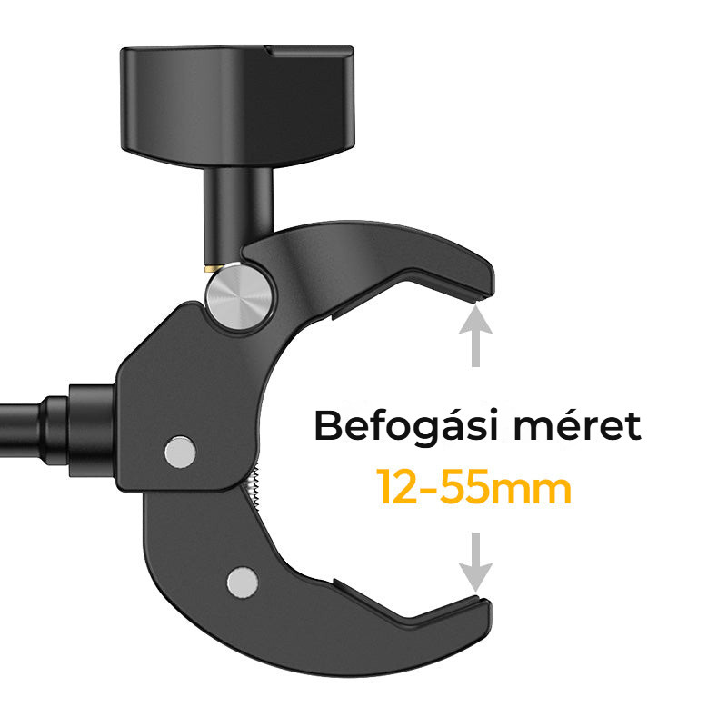 Ulanzi R105 Y Super Clamp – Rozsah upnutí 12–55 mm