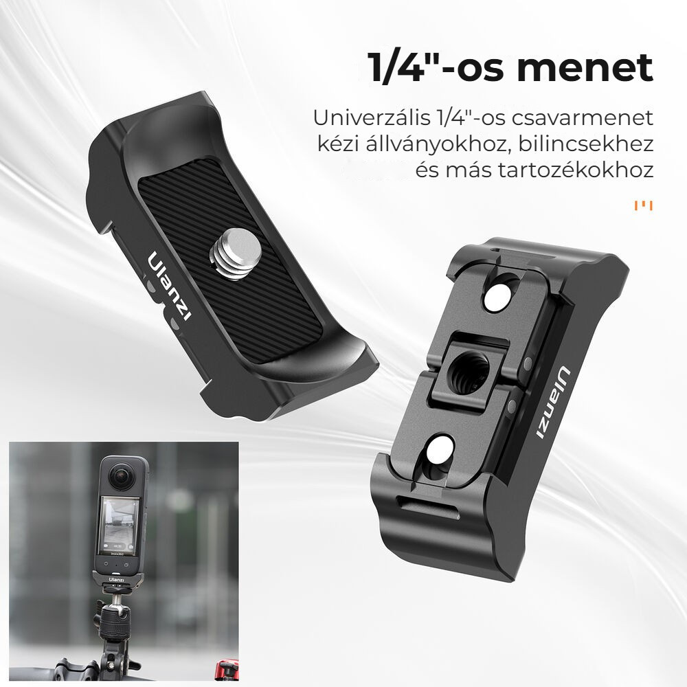 Ulanzi 3v1 adaptér pro Insta360 X2/X3 – Závit 1/4″-20
