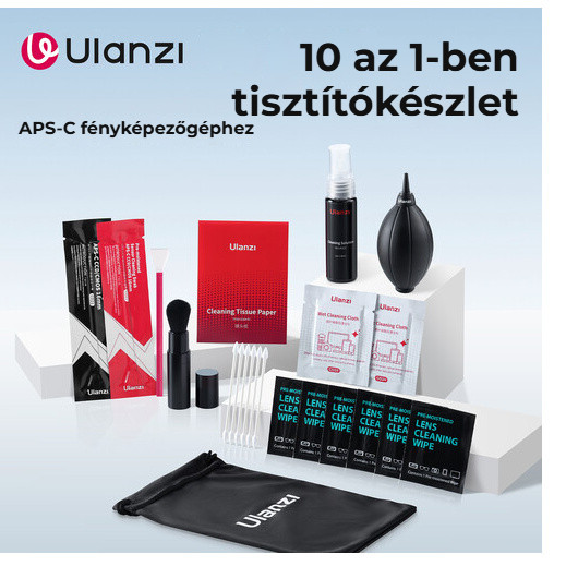 Ulanzi CO72 10-in-1 Cleaning Kit – Sada 10 v 1 pro APS-C fotoaparáty