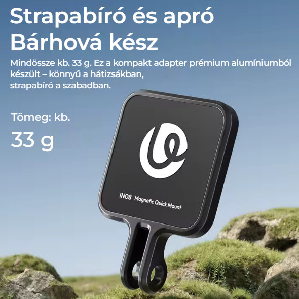 Ulanzi IN08 Magnetic Adapter for GO Ultra – Lehký a odolný materiál