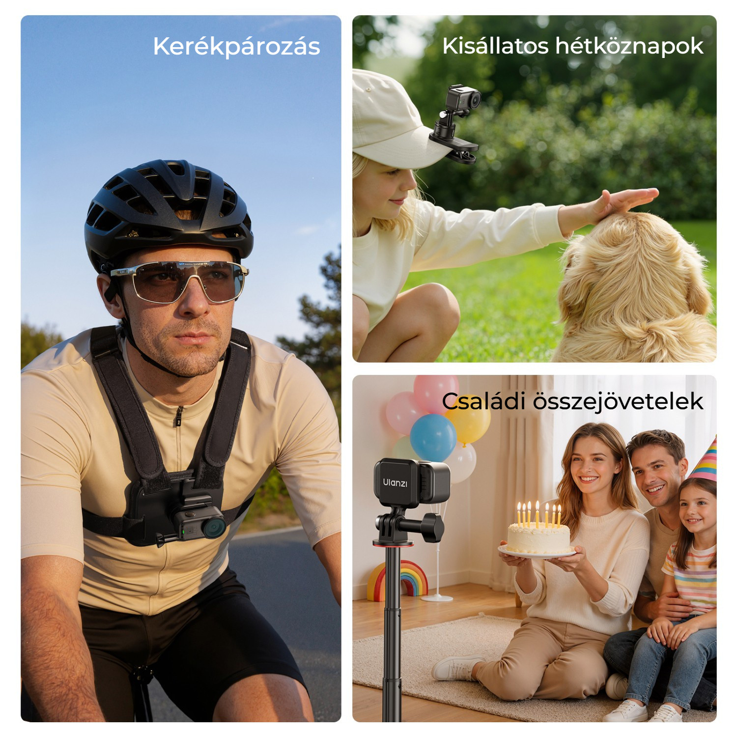 Ulanzi OA25 – Cyklistika, mazlíčci i rodina