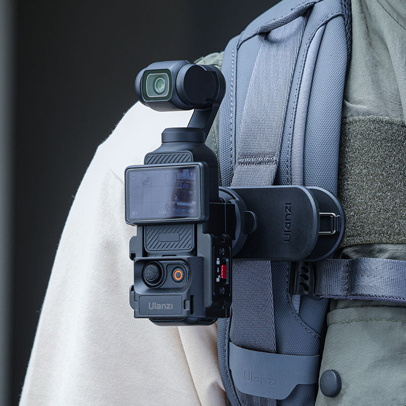 Ulanzi CK02 CKa Quick Release Backpack Clip – Kamera na popruhu batohu
