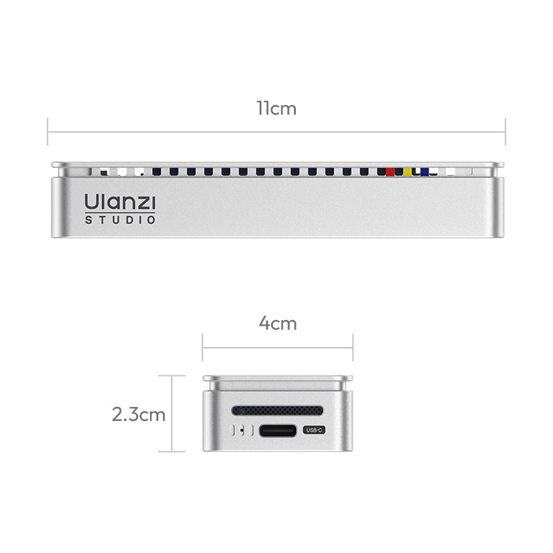 Ulanzi DT580 box pro SSD – Kompaktní rozměry