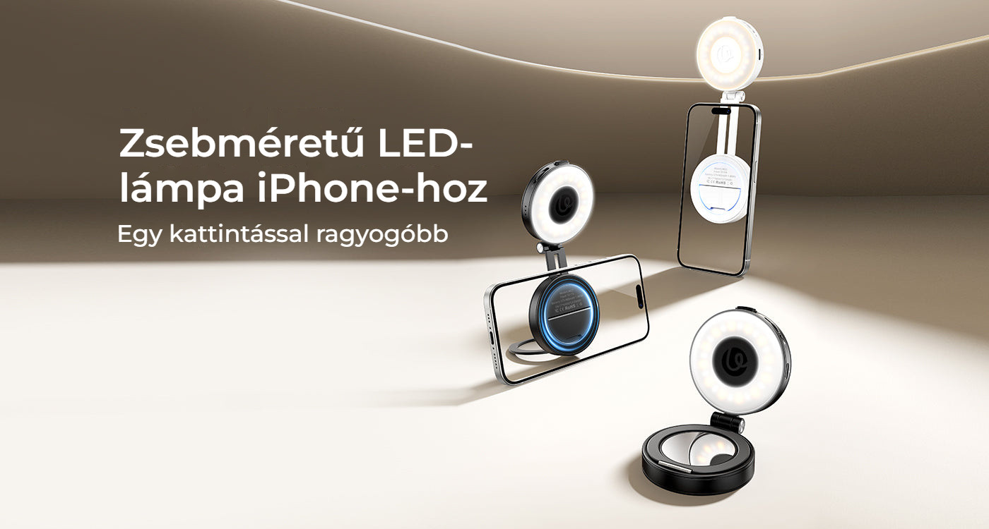 Ulanzi LM23 V2 magnetické světlo na telefon, bílé