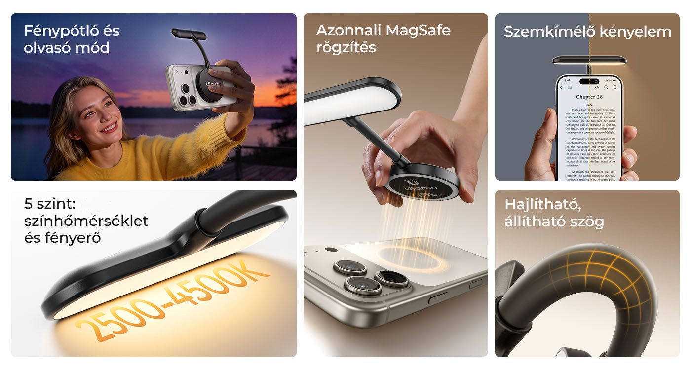 Ulanzi M10 magnetické světlo na telefon – Vše podstatné na jednom místě