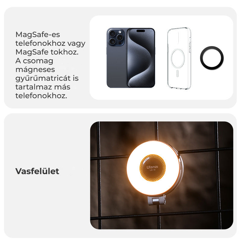 Ulanzi LM19 MagSafe světlo bílé – MagSafe i pro ostatní telefony
