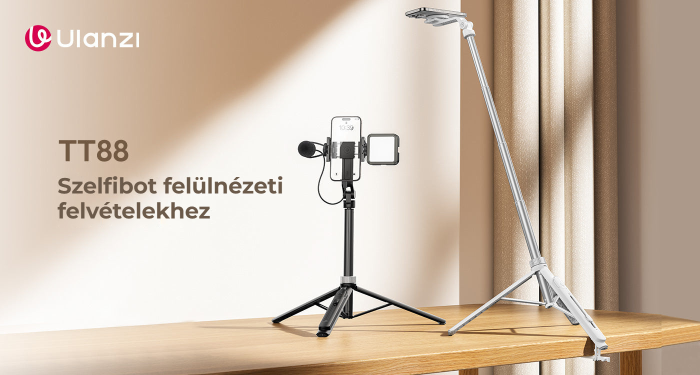Ulanzi TT88 selfie tyč overhead