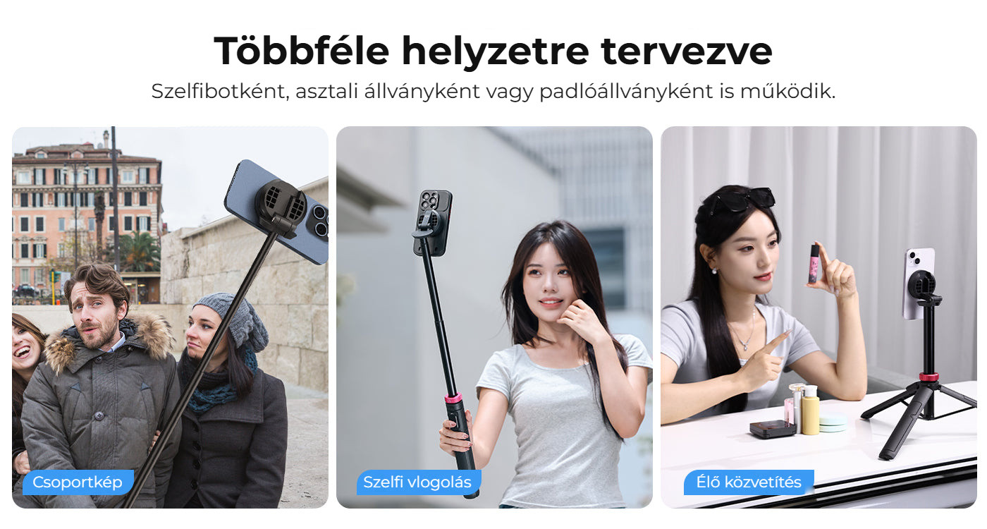 Ulanzi MT-84 mini stativ pro MagSafe – Pro různé situace