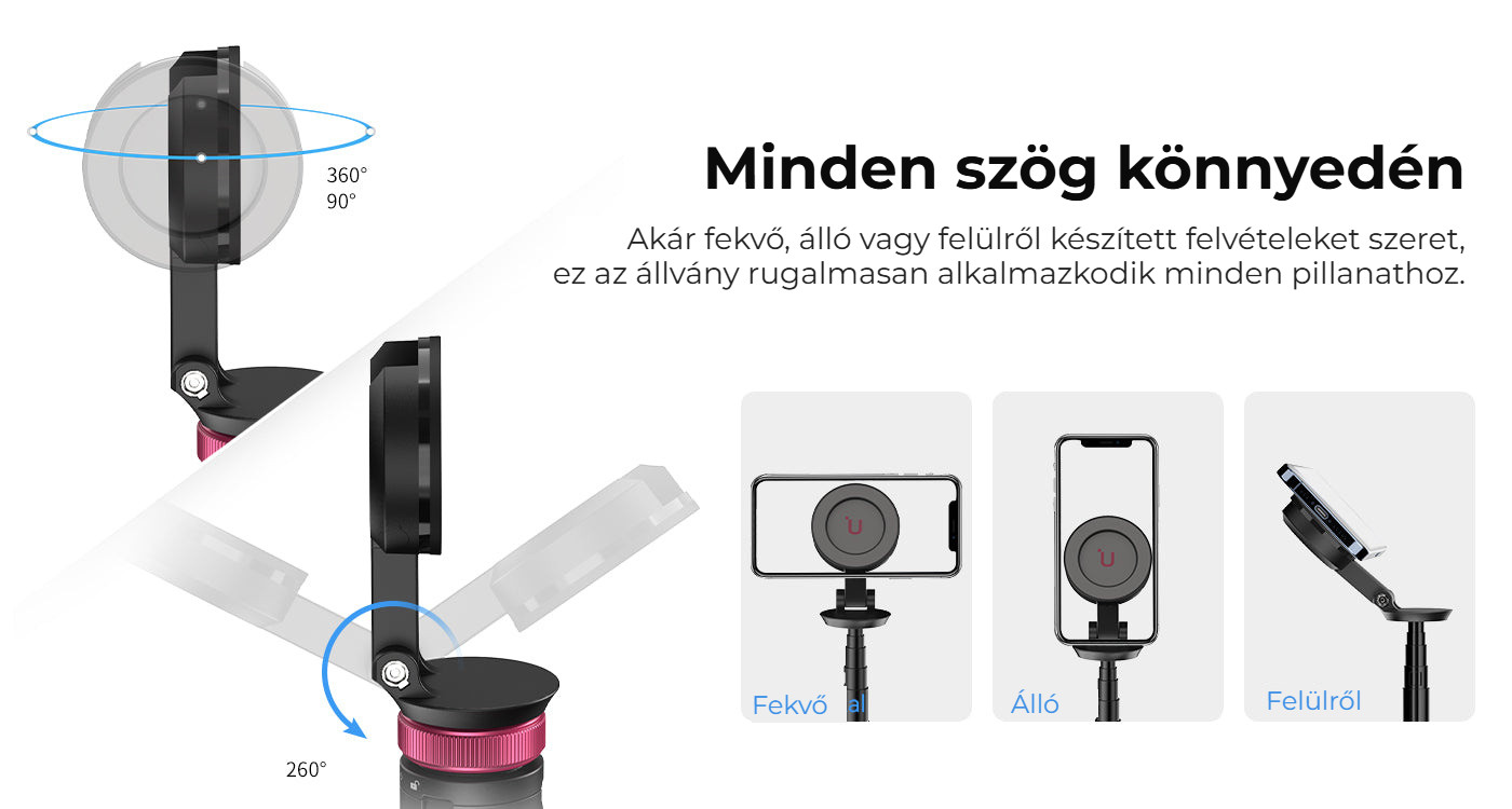 Ulanzi MT-84 mini stativ pro MagSafe – Každý úhel snadno