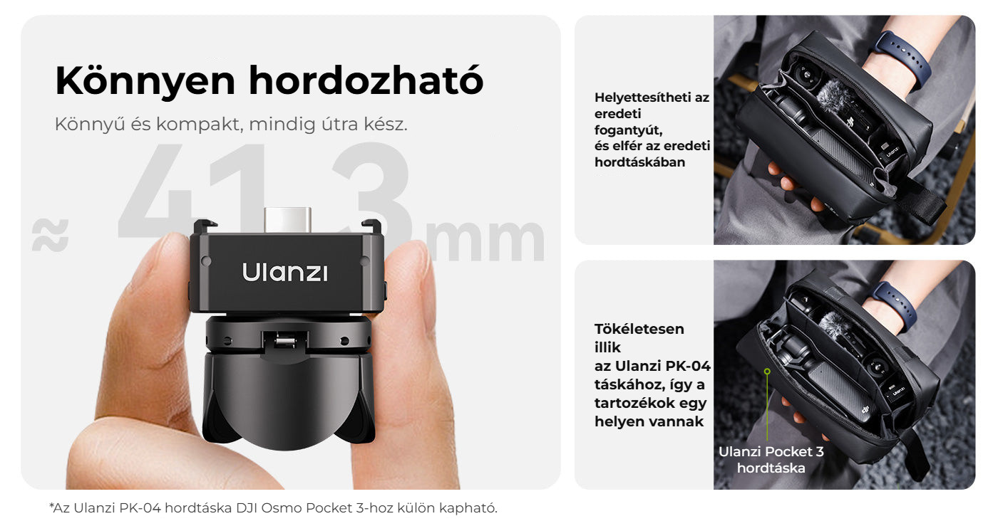 Ulanzi Pocket 3 Mini Tripod Kit PK-08 + PK-11 – Lehký a kompaktní