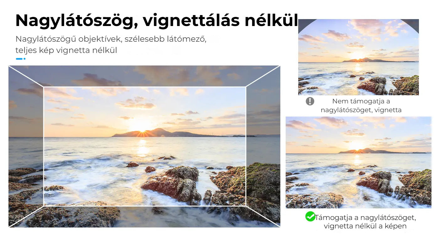 Ulanzi RT02 teleprompter pro tablety a smartphony – Širokoúhlé objektivy bez vinětace