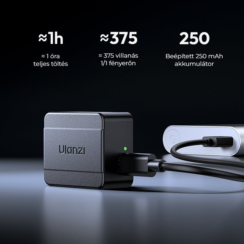 Ulanzi SL01 Spark Lite Camera Flash Light – Baterie 250 mAh a USB-C